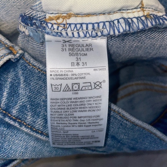 GAP 1969 Crop Kick Jeans Size 31 - Picture 6 of 6